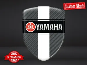Yamaha Adesivi Cupola Stile Drift Badge Bombati Lusso Esclusivi